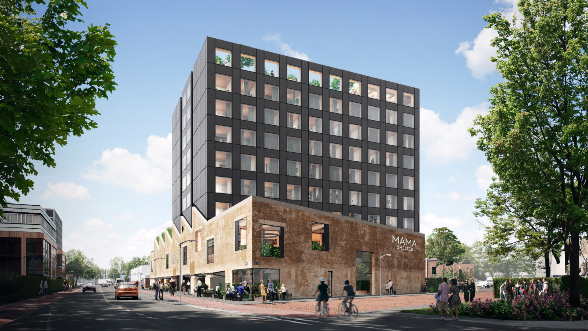 Warmte voor Mama Shelter in Amsterdam